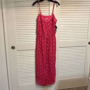 NWT Juicy Couture long spaghetti strap silk dress - size 8